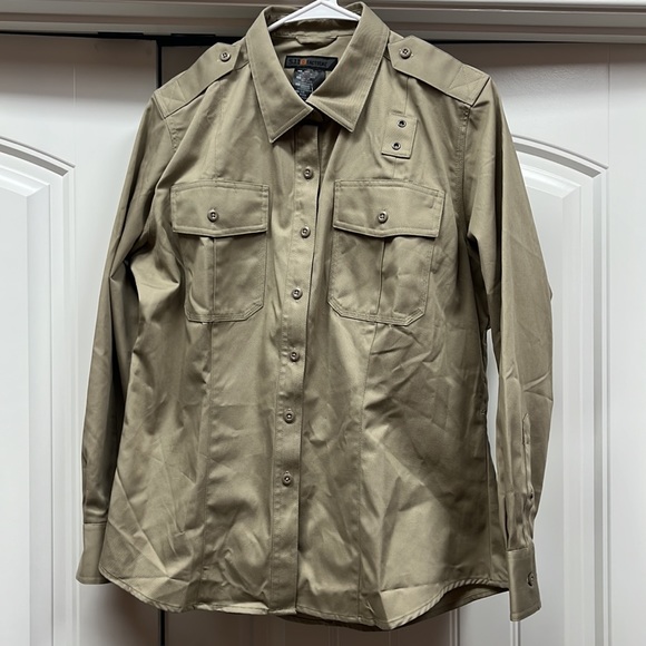 5.11 Tactical Women's Twill PDU Class-A Long Sleeve Shirt Size L - Picture 3 of 11